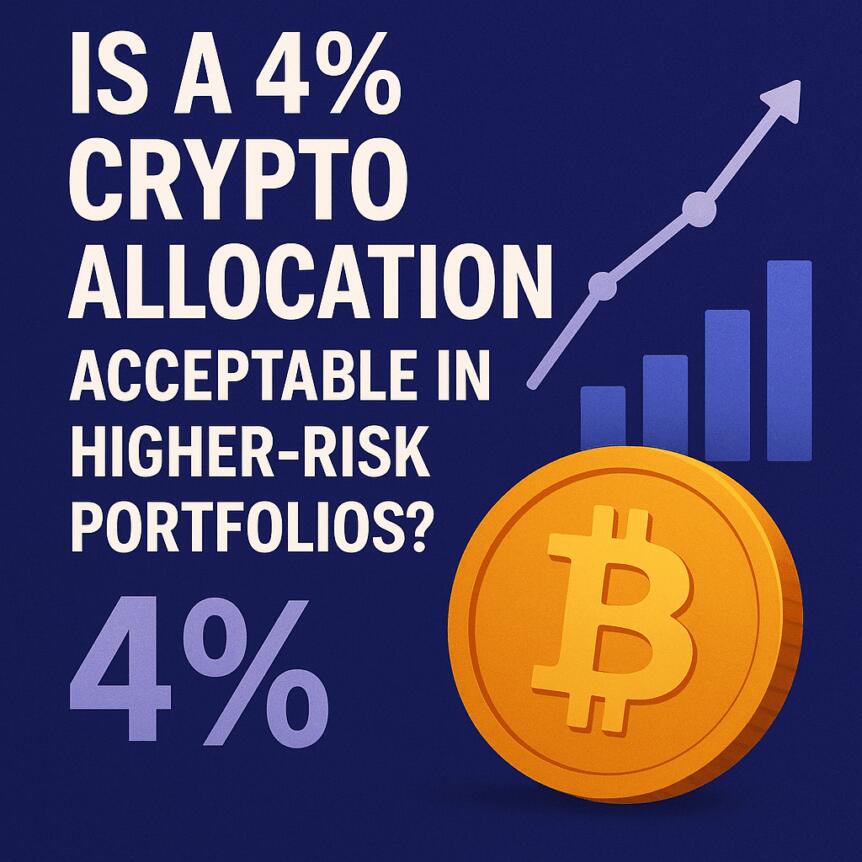 Is a 4% Crypto Allocation Acceptable in Higher-Risk Portfolios?