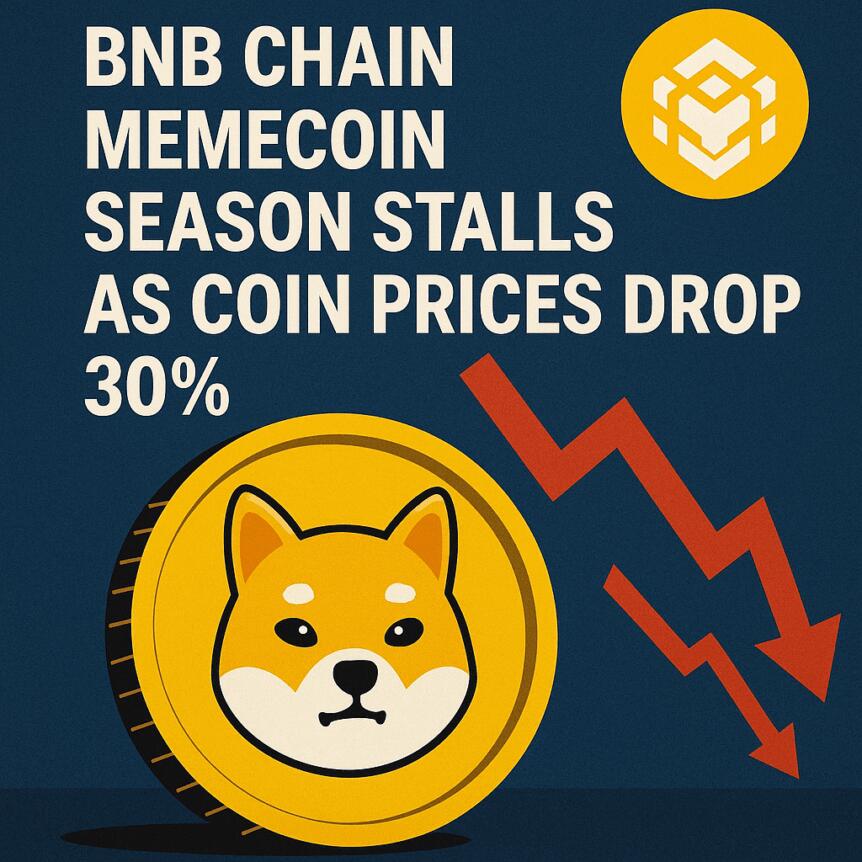 BNB Chain Memecoin Season Stalls as Coin Prices Drop 30%