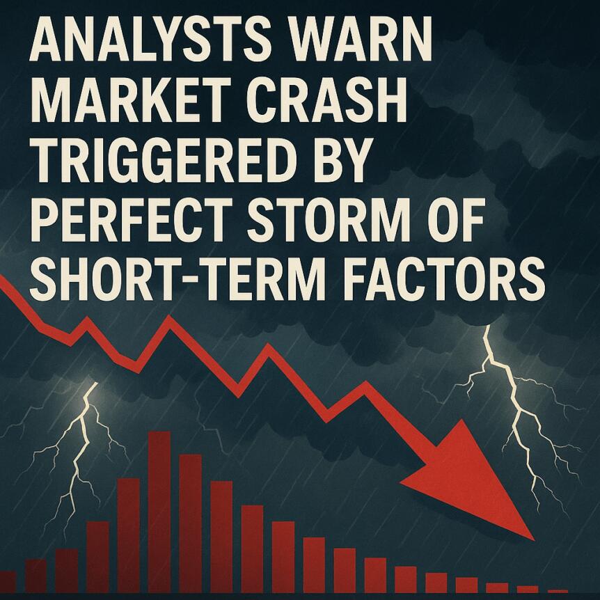 Analysts Warn Market Crash Triggered by Perfect Storm of Short-Term Factors