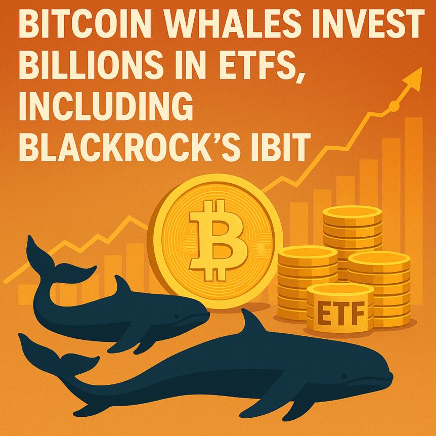 Bitcoin Whales Invest Billions in ETFs, Including BlackRock’s IBIT
