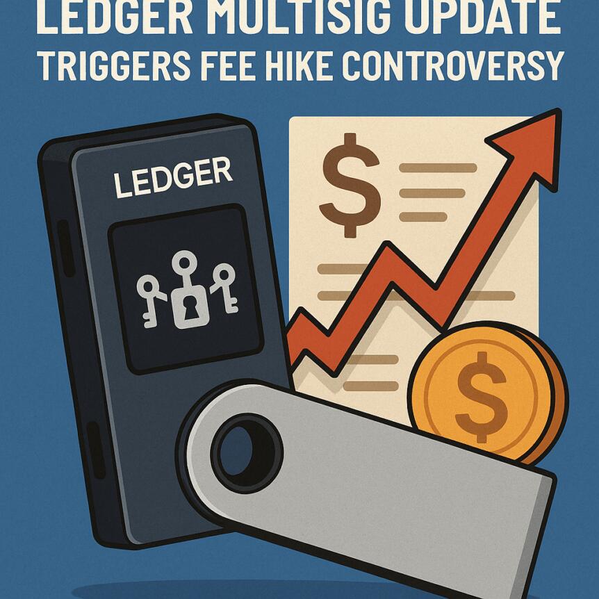 Ledger Multisig Update Triggers Fee Hike Controversy