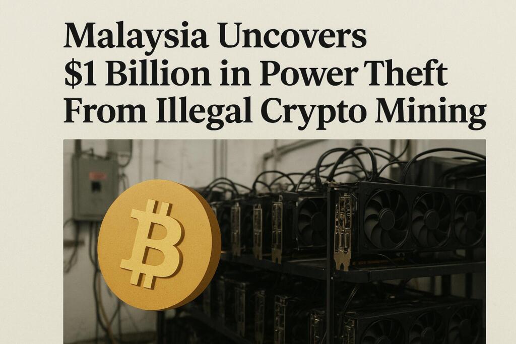 Malaysia Discovers More Than $1B in Power Theft of unauthorized Crypto Mining