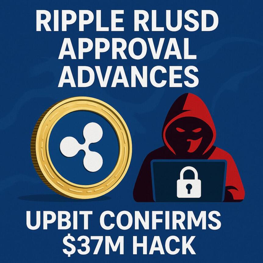 Ripple RLUSD Approval Advances as Upbit Confirms $37M Hack