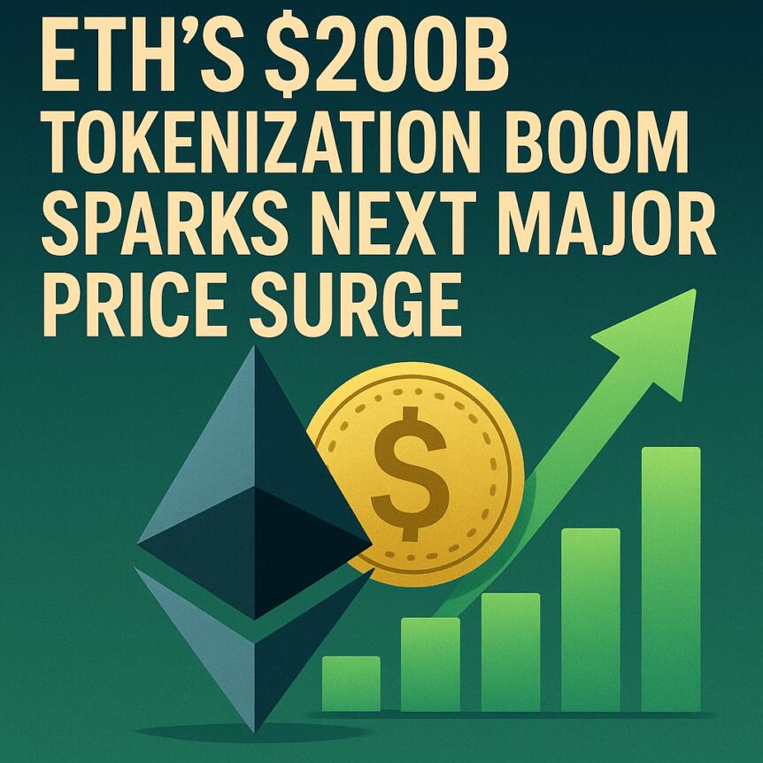 ETH’s $200B Tokenization Boom Sparks Next Major Price Surge