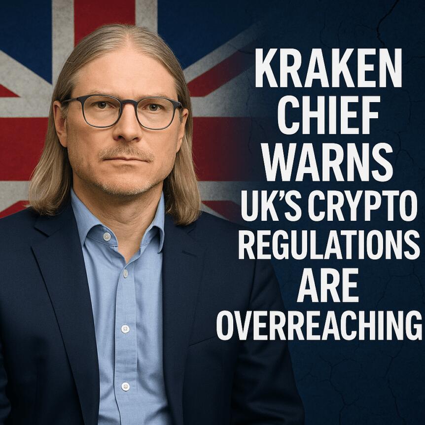 Kraken Chief Warns UK’s Crypto Regulations Are Overreaching