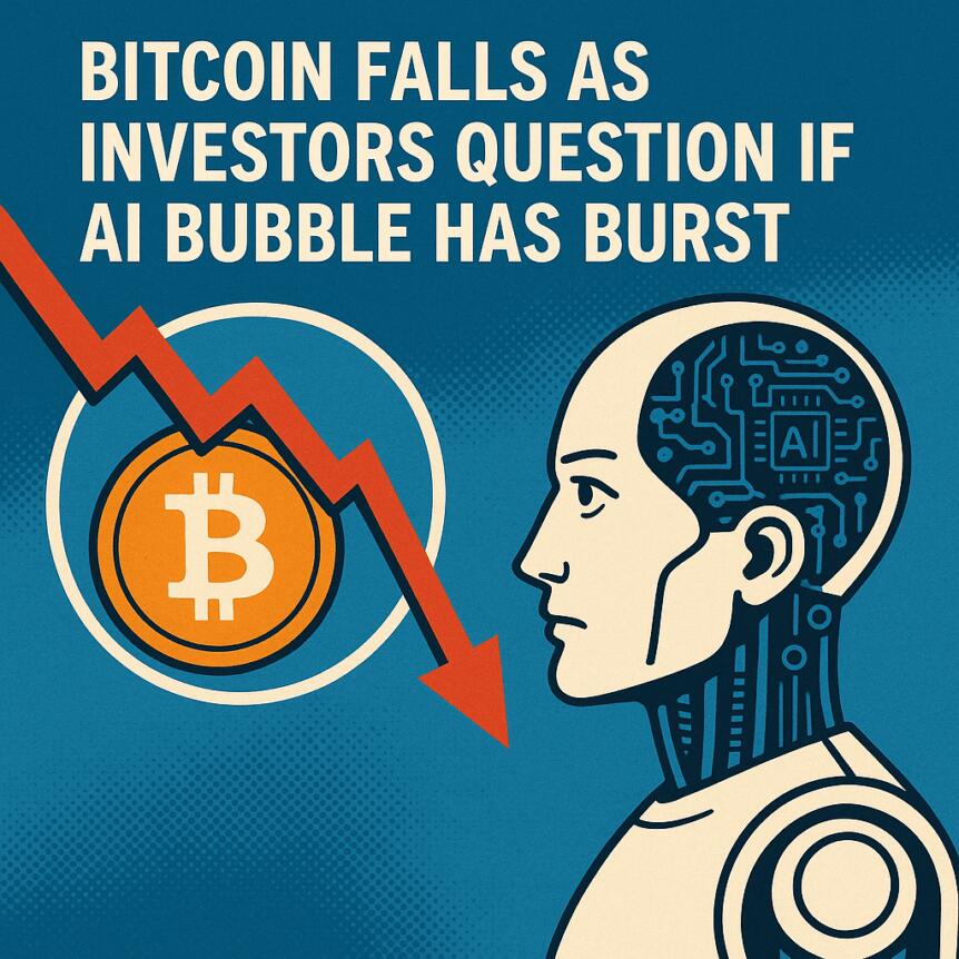 Bitcoin Falls as Investors Question If AI Bubble Has Burst