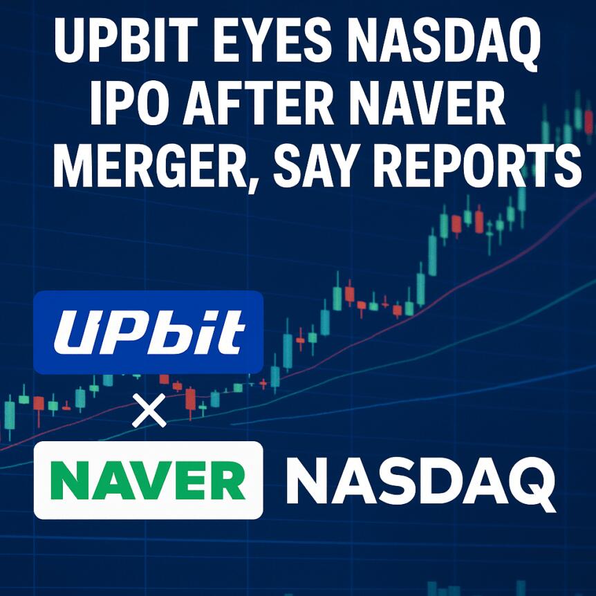 Upbit Eyes Nasdaq IPO After Naver Merger, Say Reports