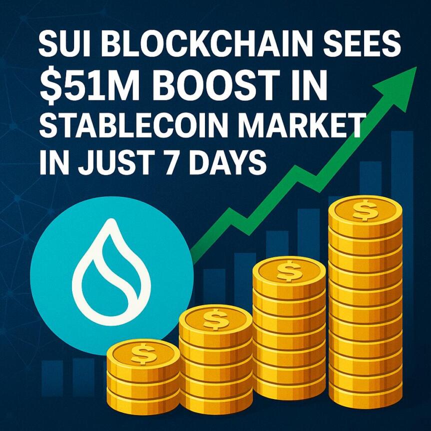 Sui Blockchain Sees $51M Boost in Stablecoin Market in Just 7 Days