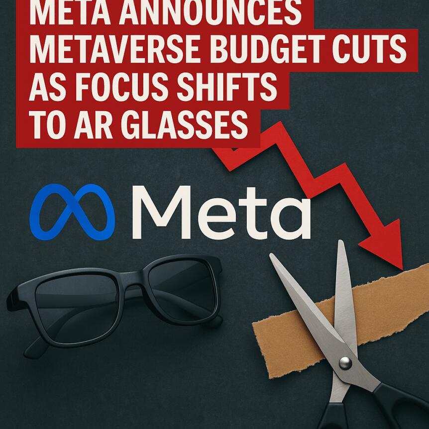 Meta Announces Metaverse Budget Cuts as Focus Shifts to AR Glasses