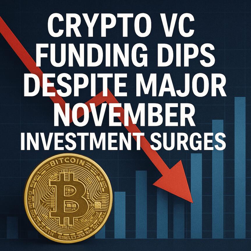 Crypto VC Funding Dips Despite Major November Investment Surges