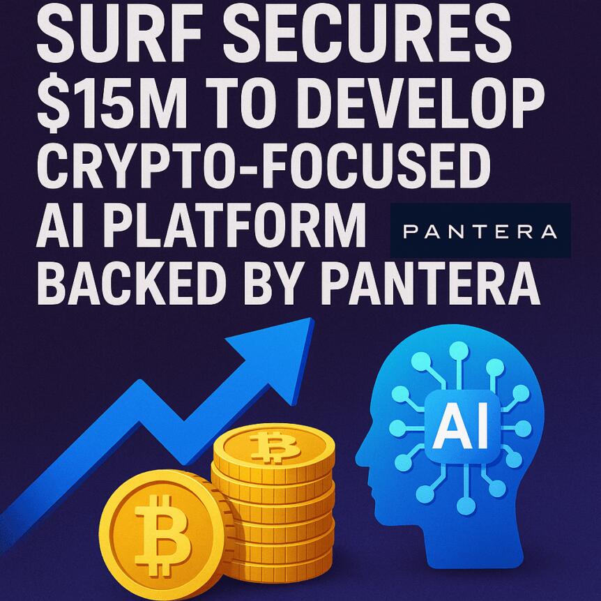 Surf Secures $15M to Develop Crypto-Focused AI Platform Backed by Pantera