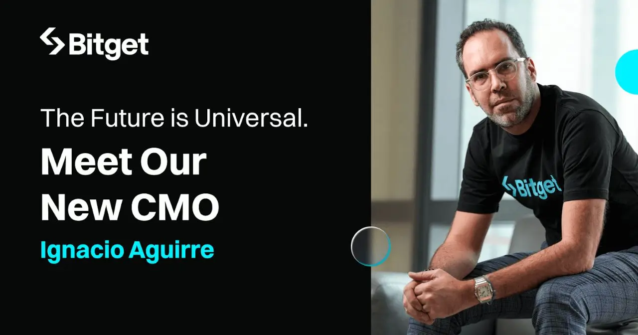 Bitget appoints Ignacio Aguirre Franco as Chief Marketing Officer to advance global growth and Universal Exchange vision