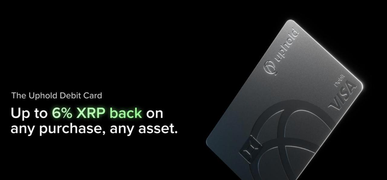 Uphold Relaunches XRP Rewards Debit Card in the U.S. with Up to 6% Cashback
