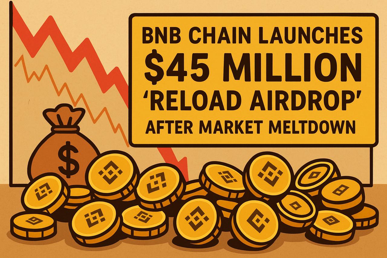 BNB Chain Launches $45 Million ‘Reload Airdrop’ After Market Meltdown