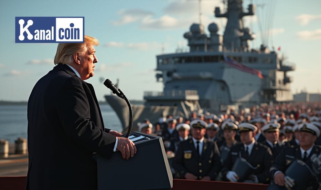 Trump Leads U.S. Navy's 250th Anniversary Event