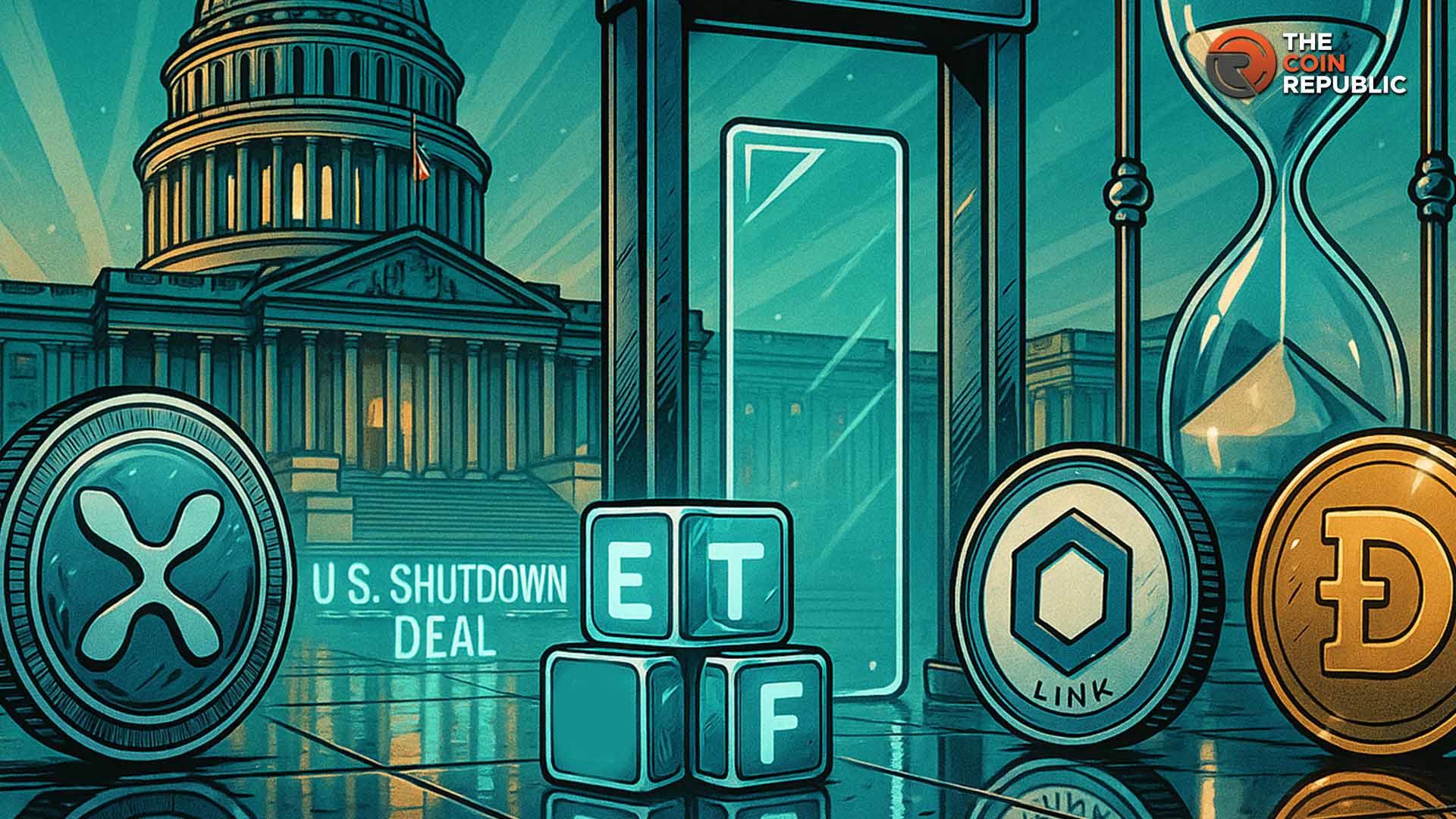U.S. Shutdown Deal Could Slow Crypto ETF Approvals for XRP, LINK, and DOGE