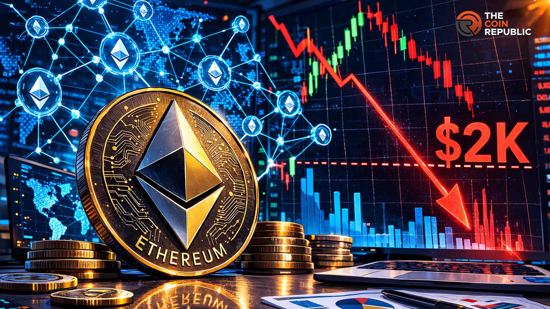 Ethereum News: Network Activity Climbed as ETH Price Fell Below $2K
