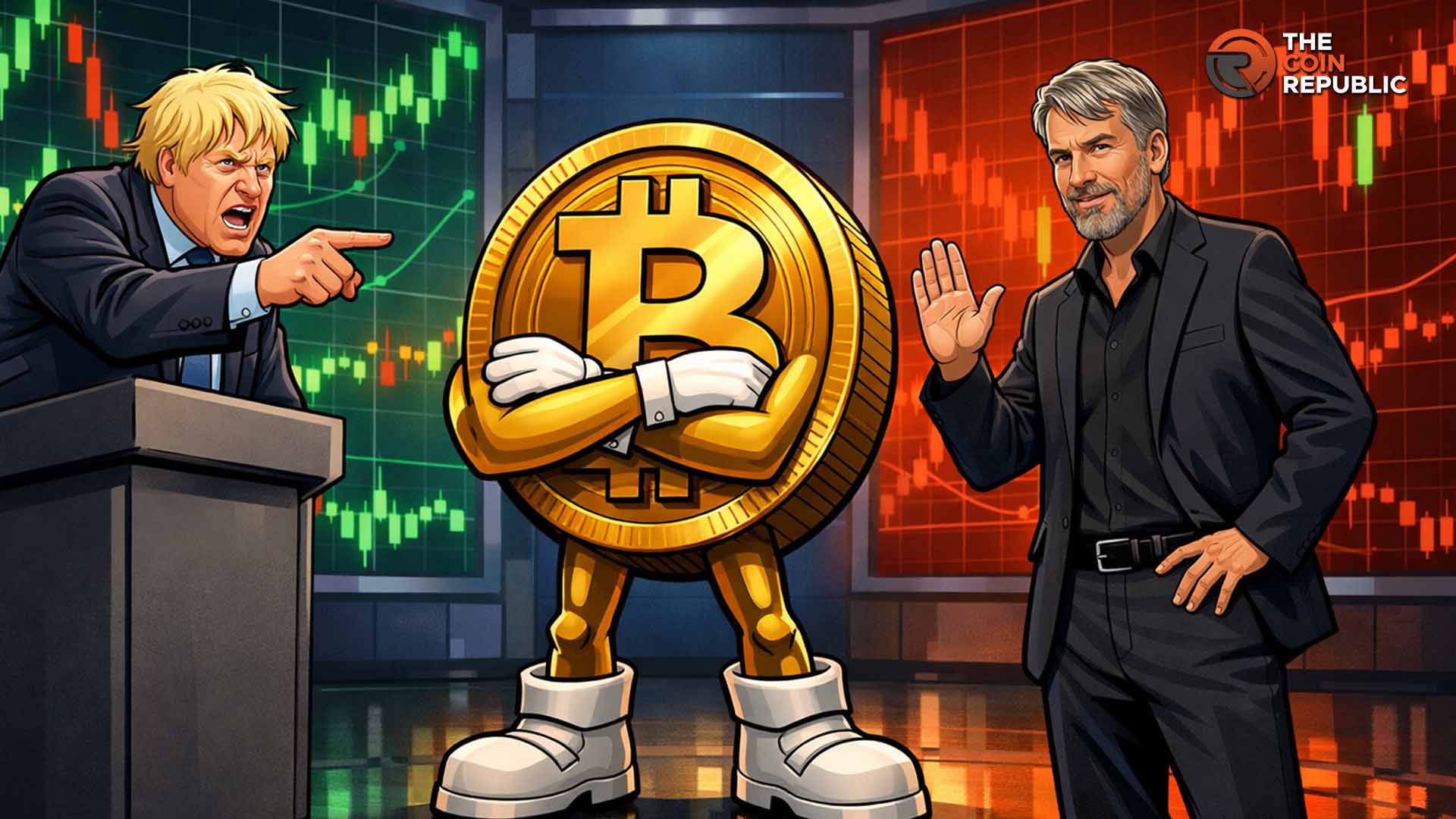 Bitcoin News: Boris Johnson Calls Bitcoin a “Ponzi Scheme,” Michael Saylor Fires Back