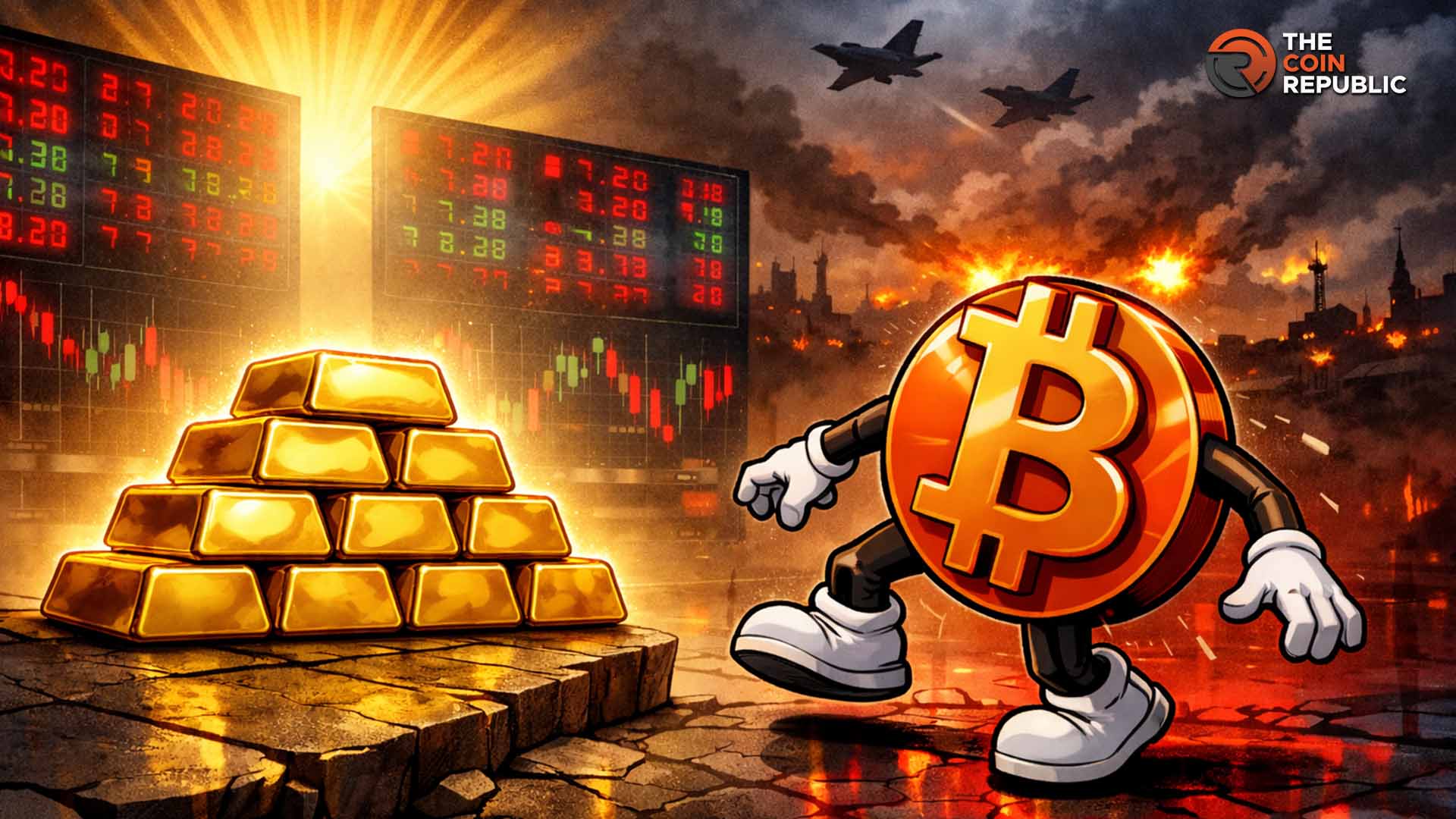 Crypto Market Under Pressure as Gold Hits $5,400 During US-Iran War Crisis