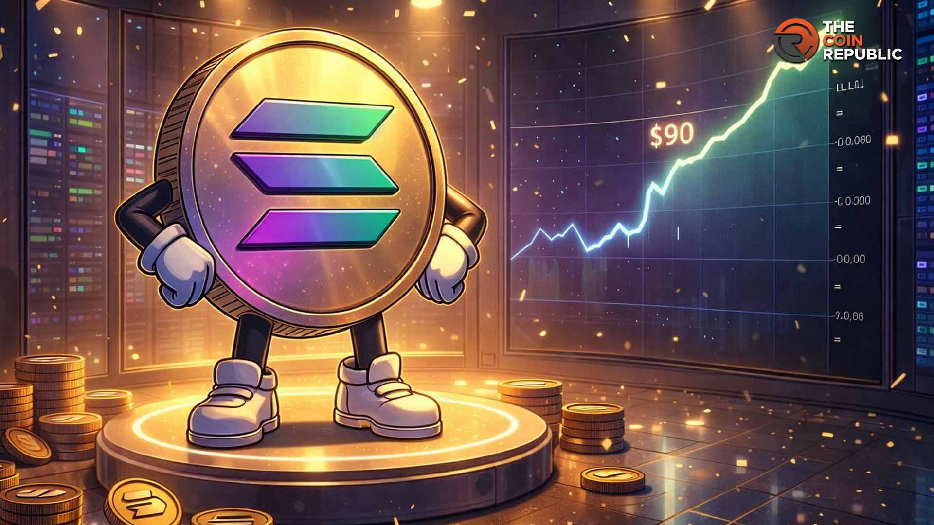 Solana Price Rebounds Above $90, Eyes $100 as Network Marks 6 Years