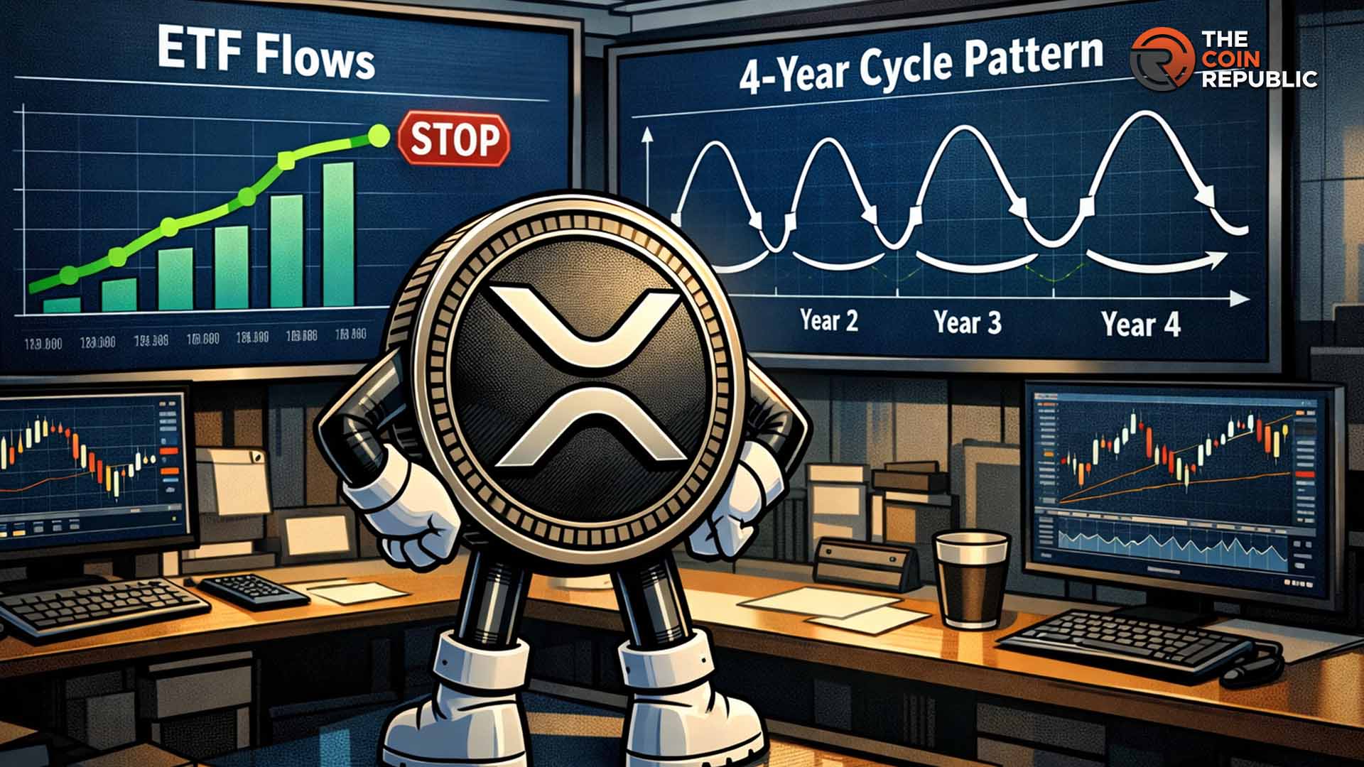 XRP News: ETFs End 6-Day Inflow Streak as Analyst Flags 4-Year Cycle Correlation