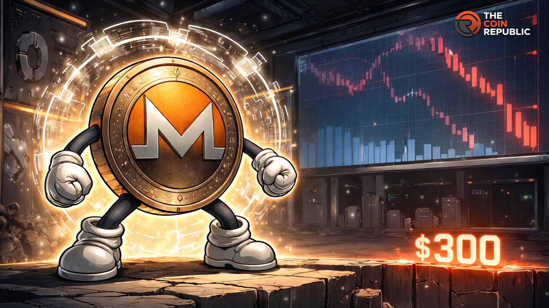 Monero Price Risks 16% Drop as Bearish Pattern Points to $300