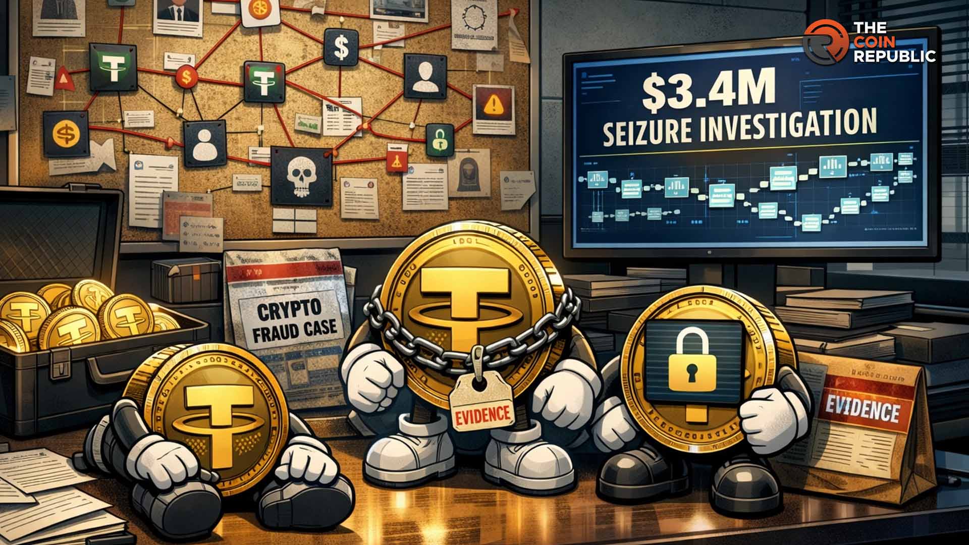 Crypto Scam: U.S. Authorities Move to Seize $3.4M in Tether Linked to Fraud Scheme
