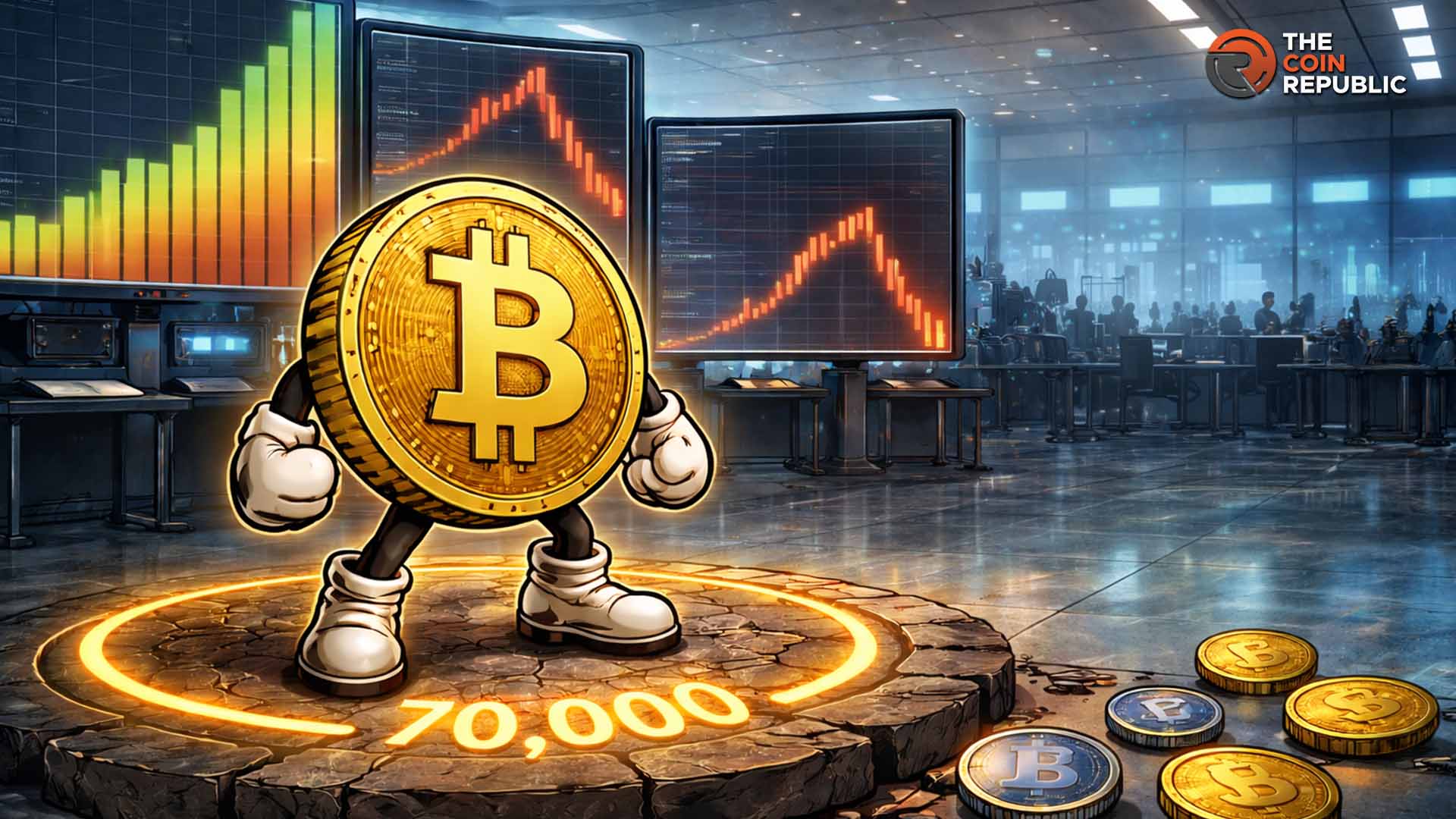 Bitcoin Crypto Faces Sell Pressure as Open Interest Surges Near $70K