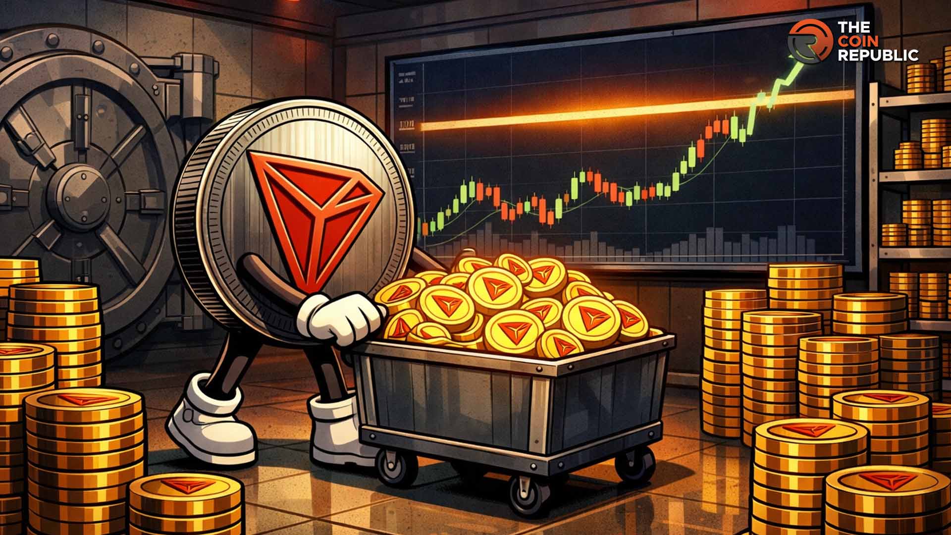 Tron Crypto Treasury Holdings Push Past 687M, TRX Price Retests Key Resistance