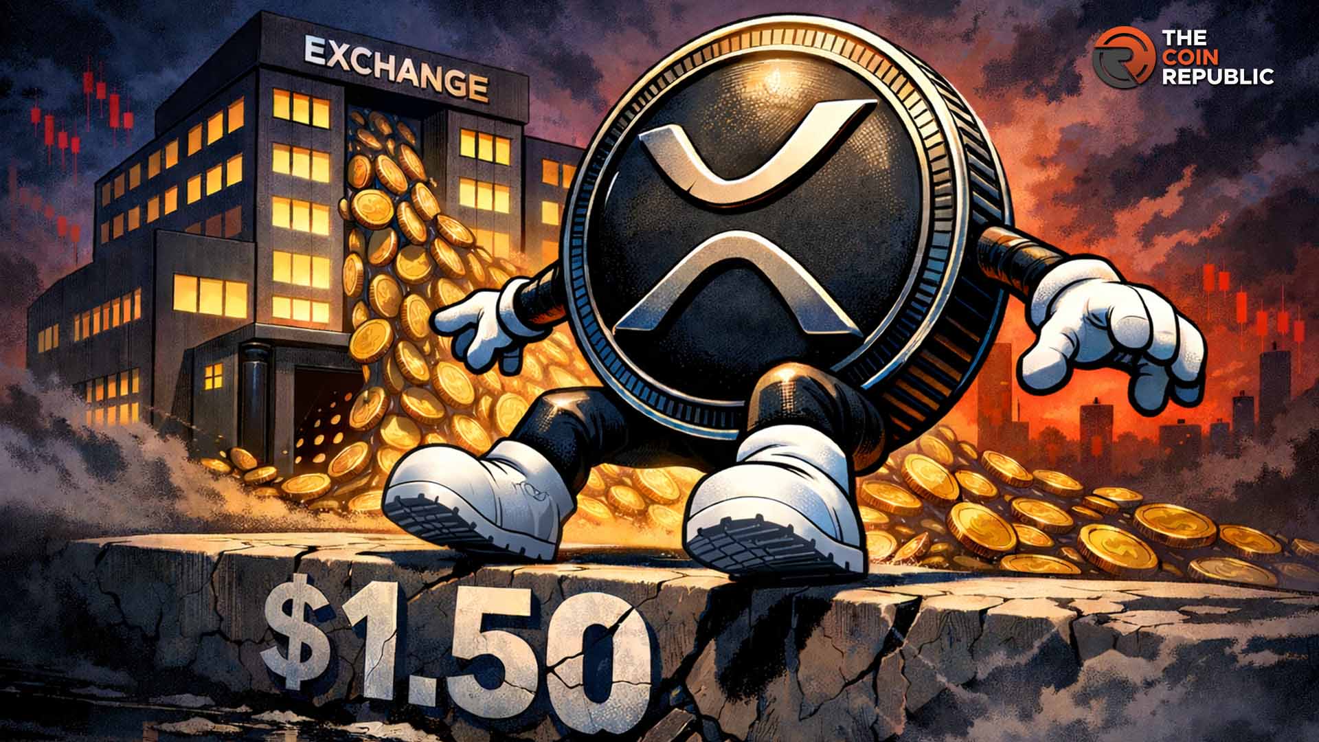 XRP Price Slides Below $1.50 After Exchange Inflow Spike – What’s Next?