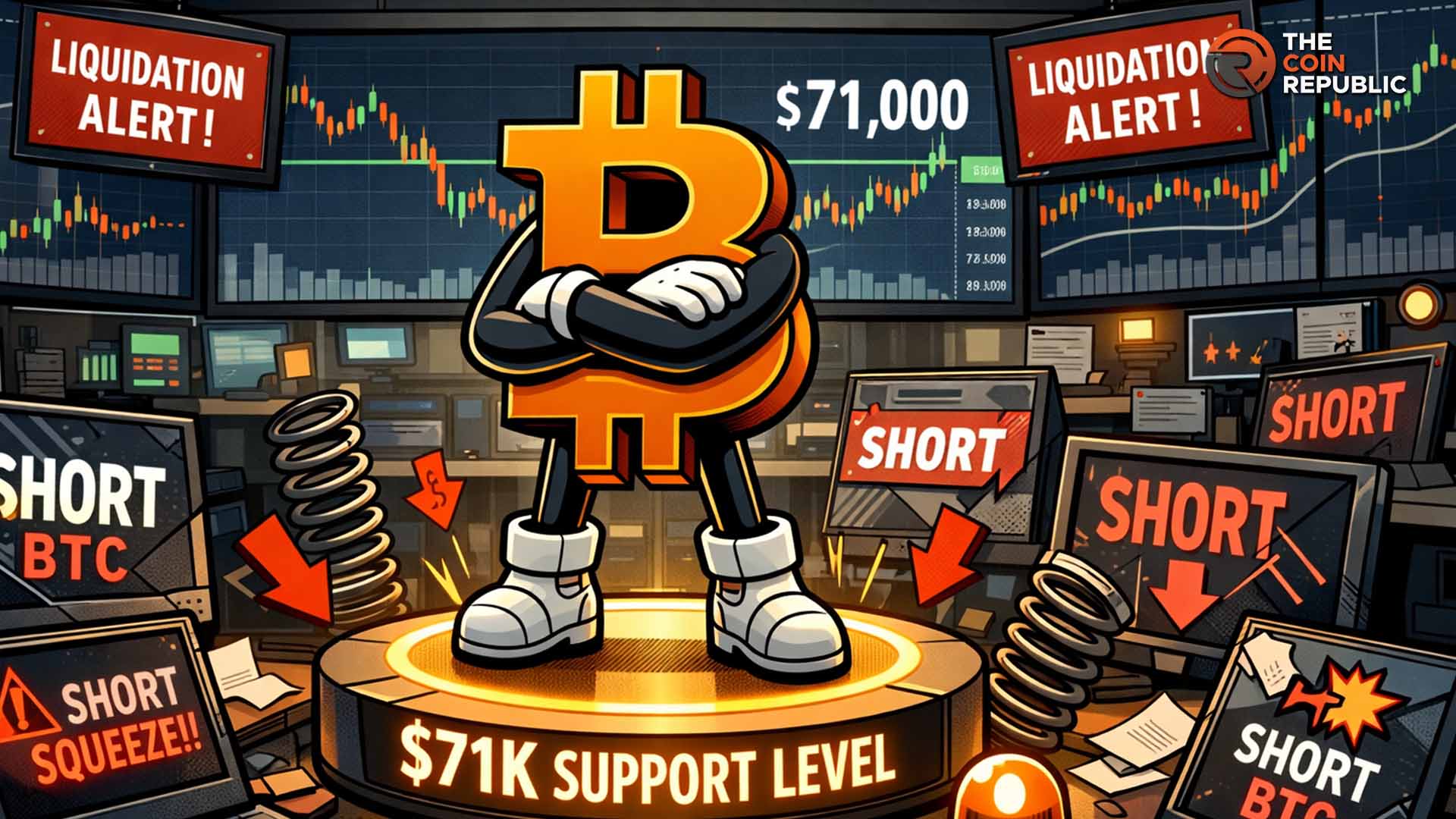Bitcoin Price Holds $71K While Extreme BTC Shorting Builds Squeeze Risk