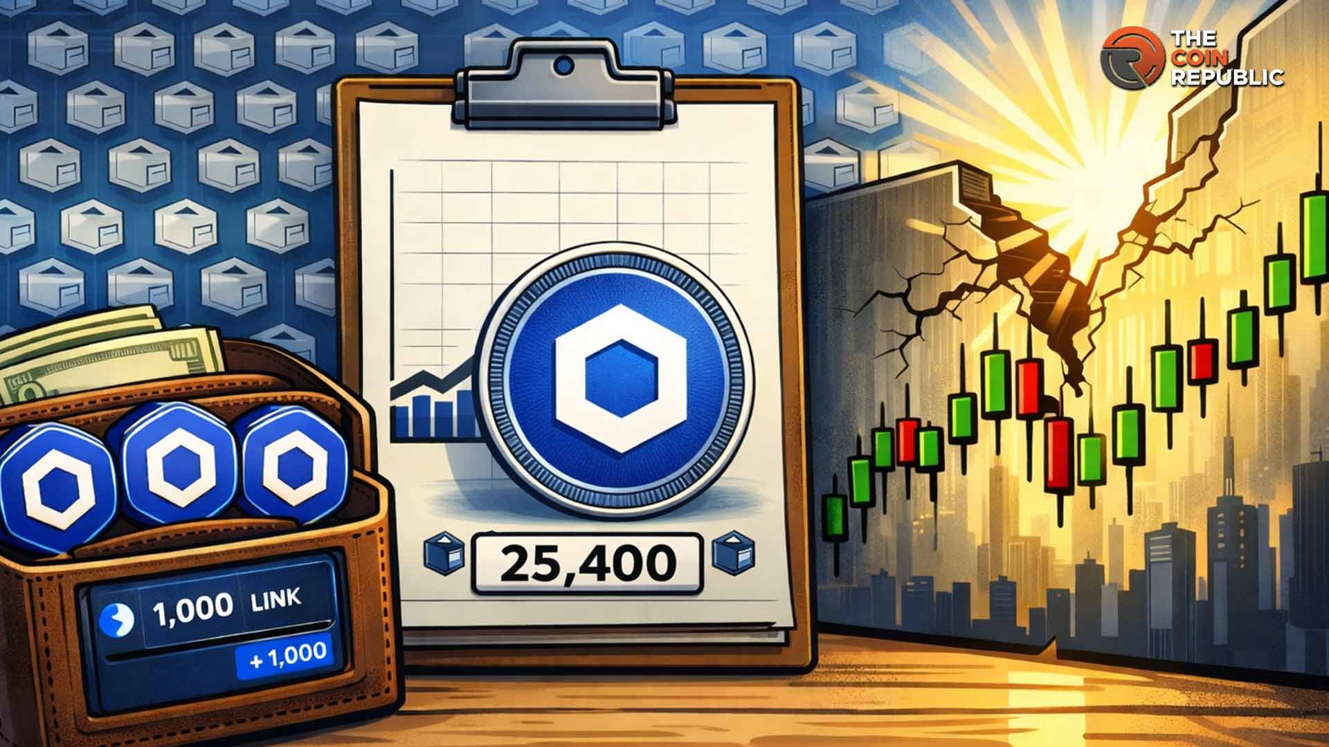 LINK Crypto Eyes Breakout as Chainlink Wallets Holding 1,000 Coins Cross 25.4K