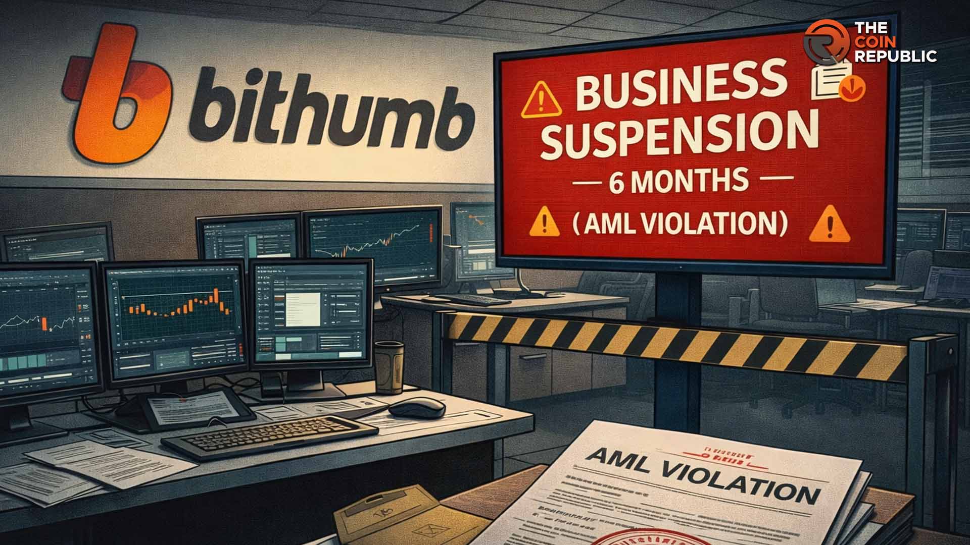 Bithumb Faces Six-Month Business Suspension Over AML Violations