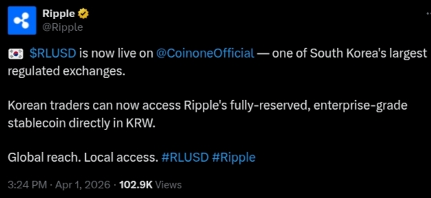 XRP News: Ripple’s RLUSD Stablecoin Bags Major Listing in South Korea