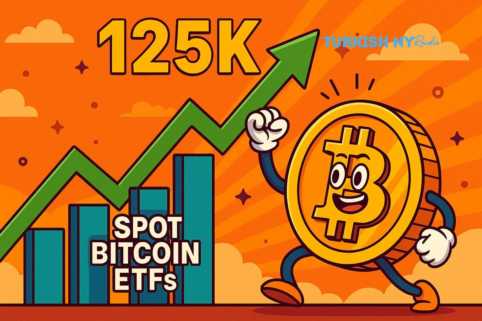 Spot Bitcoin ETFs See $3.24B Inflows as Bitcoin Surges Past $125,000