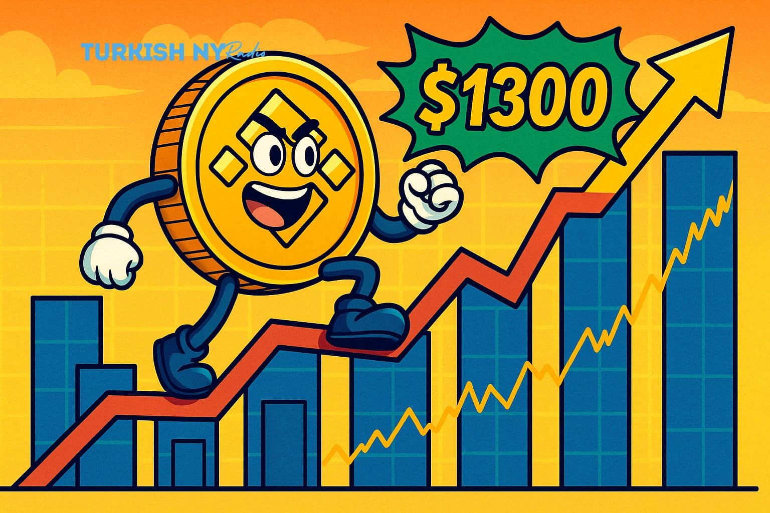 BNB Climbs Past $1,300, Secures Third Spot in Global Crypto Rankings
